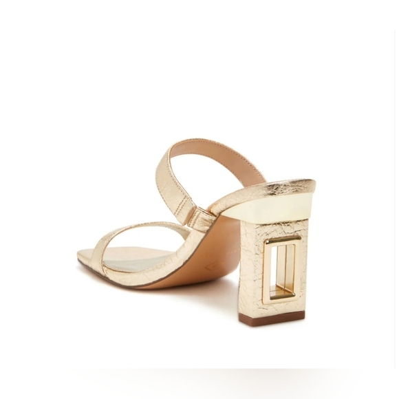 KATY PERRY COLLECTIONS, The  Hollow Sandal, Crinkle.Gold, Size 7, NWOT - Picture 5 of 14